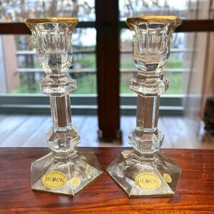 Strathmore Gold by Block Mouth Blown Hand Cut Led Crystal Poland